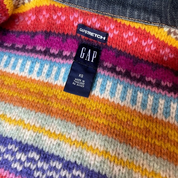 GAP vintage jacket with sweater lining. Size XS - Picture 11 of 12